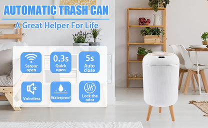 Motion Sensor Trash Can- Automatic Hands Free Lid
