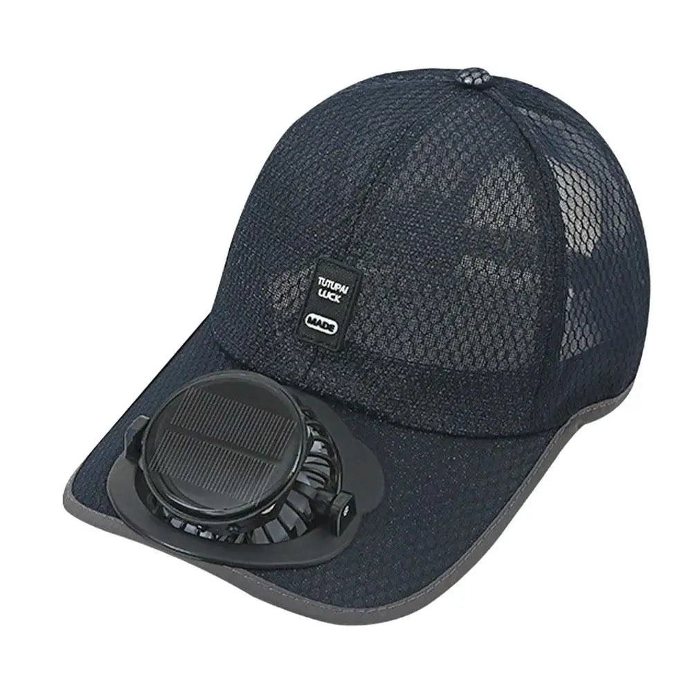 Breathable Sunhat with Solar Fan Sun
