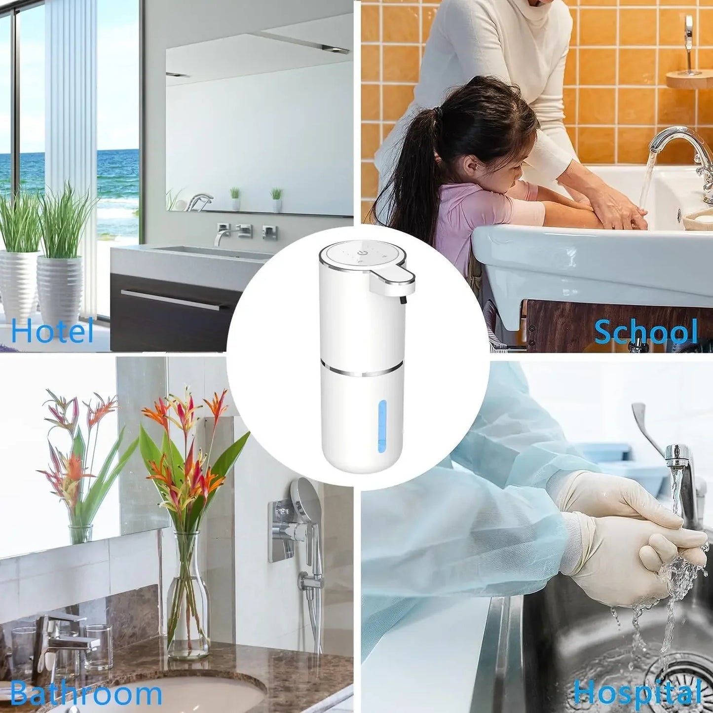 Touchless Soap Dispenser — Works with Foam & Liquid