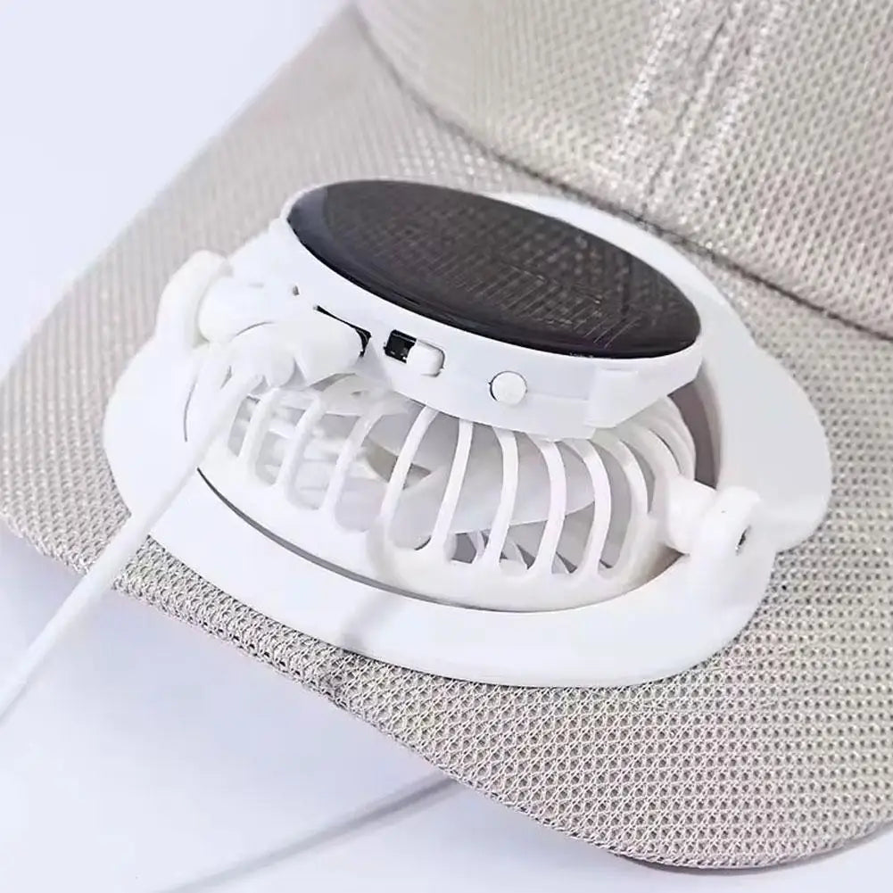 Breathable Sunhat with Solar Fan Sun