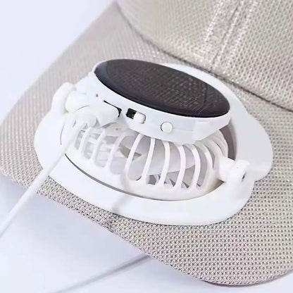 Breathable Sunhat with Solar Fan Sun