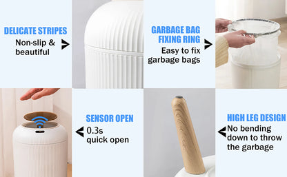 Motion Sensor Trash Can- Automatic Hands Free Lid