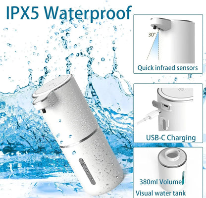Touchless Soap Dispenser — Works with Foam & Liquid