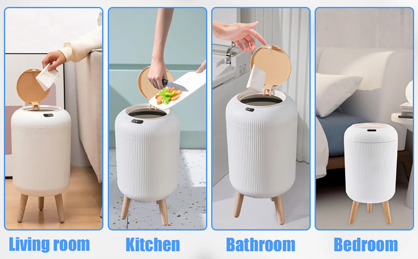 Motion Sensor Trash Can- Automatic Hands Free Lid
