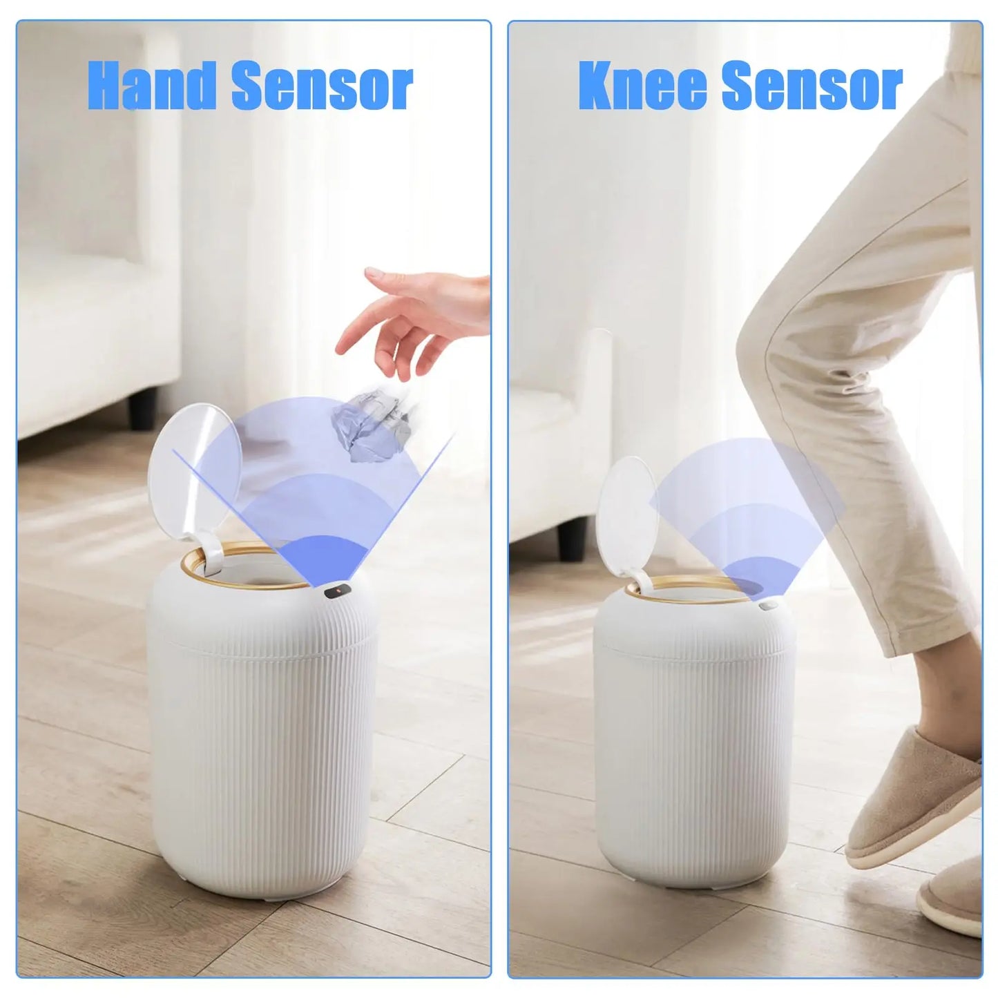 Motion Sensor Trash Can- Automatic Hands Free Lid